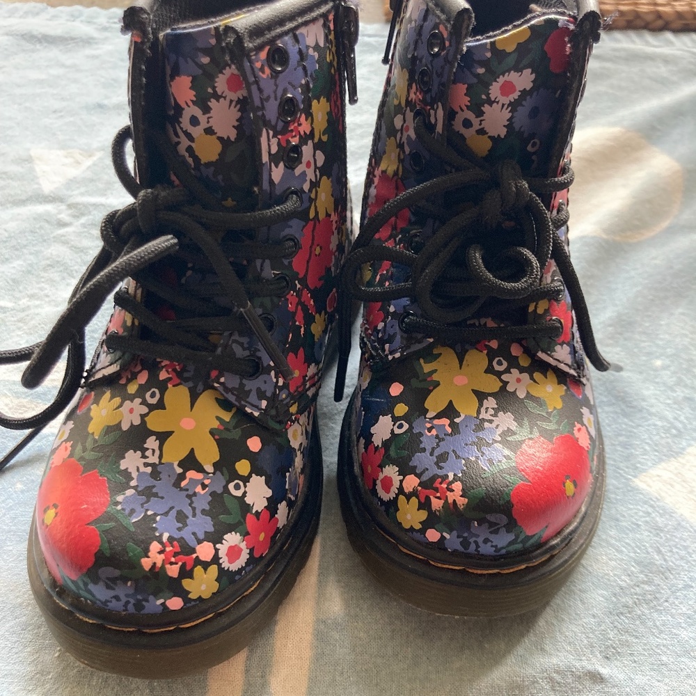 CUTEST Floral Baby Doc Martens